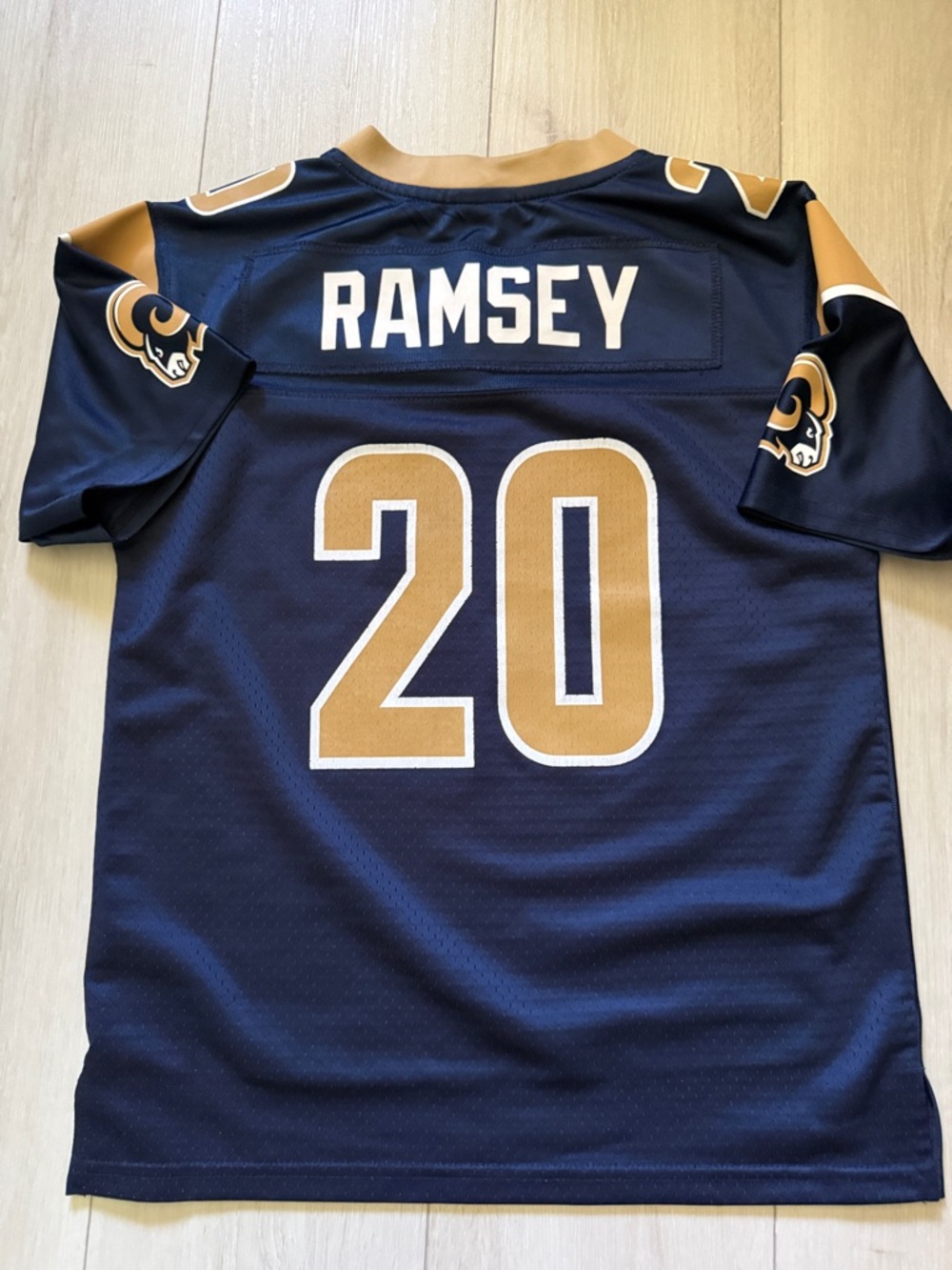 Proline Kid’s Football Jersey Los Angeles Rams #20 Jalen Ramsey - Picture 2 of 7